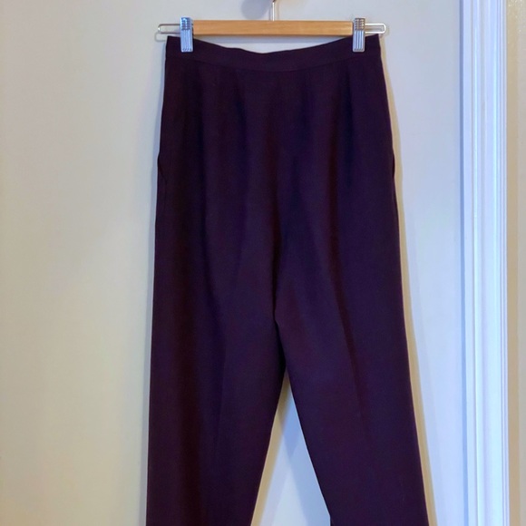 Ports International wool purple high rise pants - Picture 6 of 13